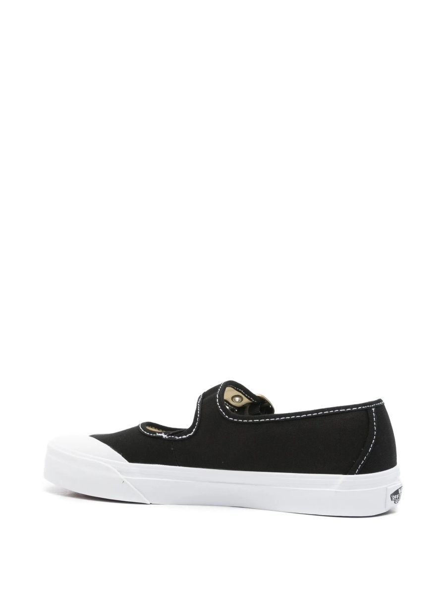 Sneakers Vans negri din material textil - Img 3