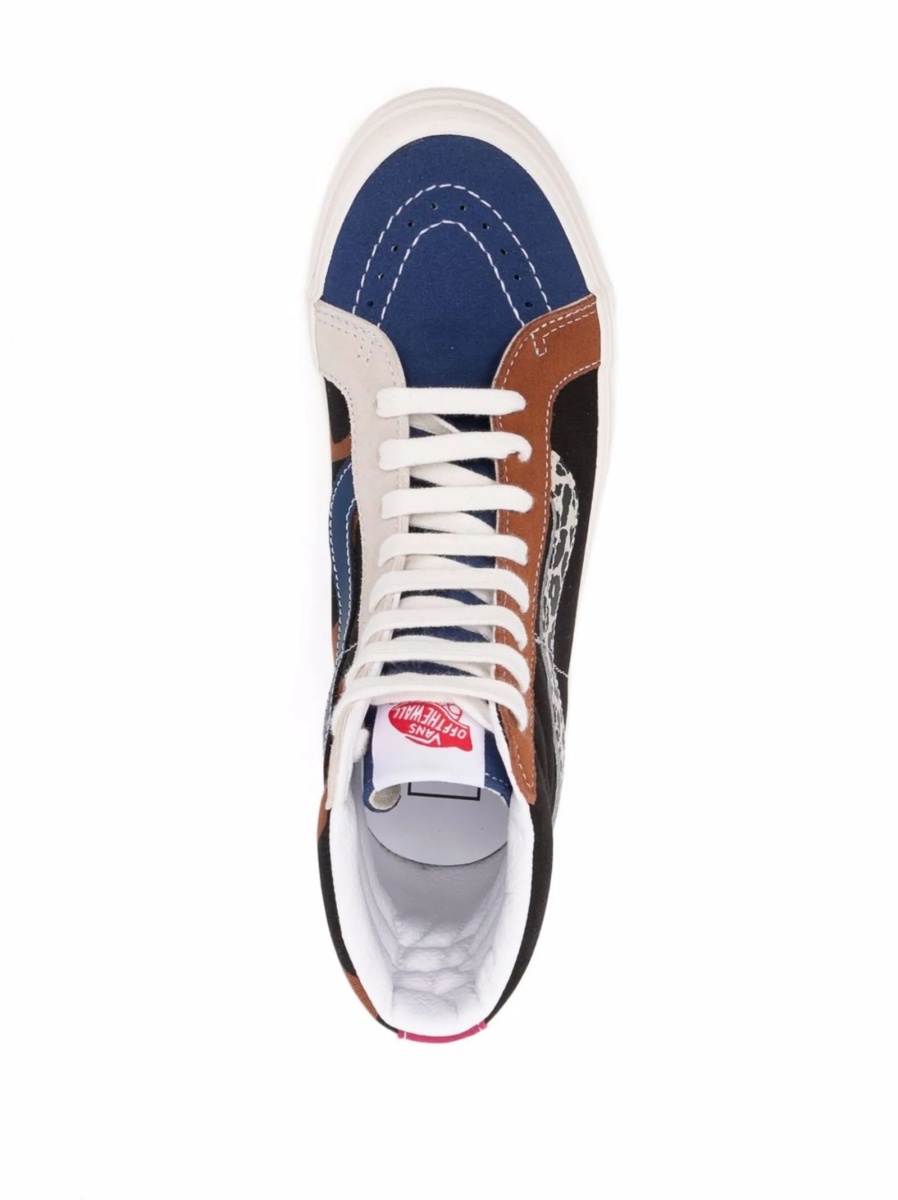 Sneakers Vans negri din piele intoarsa si material textil - Img 4