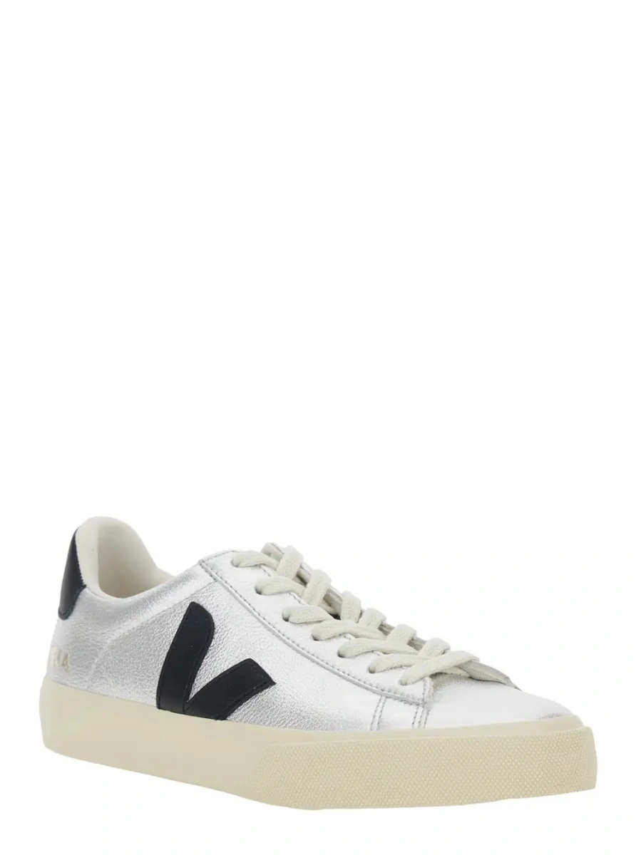 Sneakers VEJA gri din piele 'Campo' - Img 2