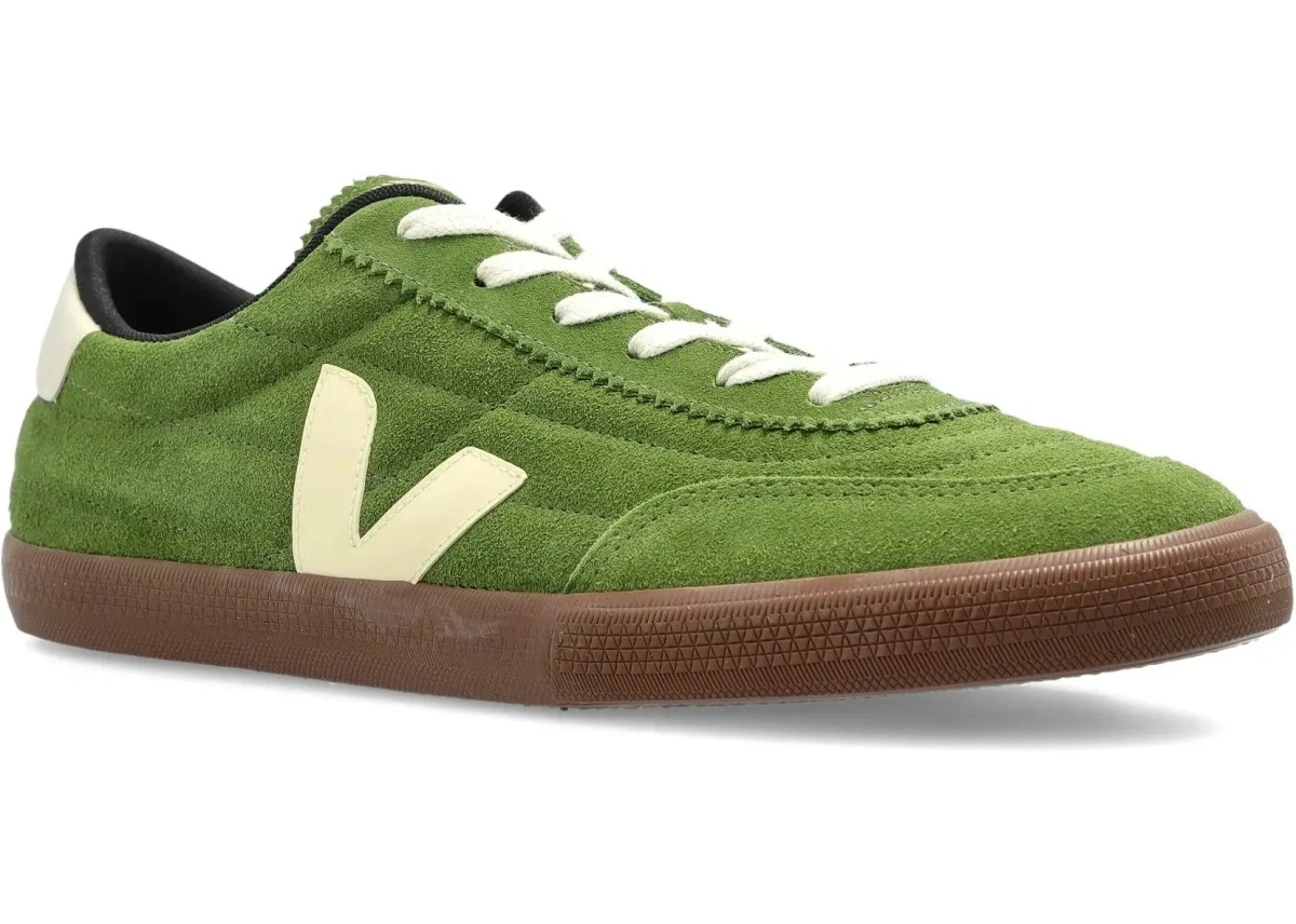 Sneakers VEJA multicolor din piele intoarsa - Img 5