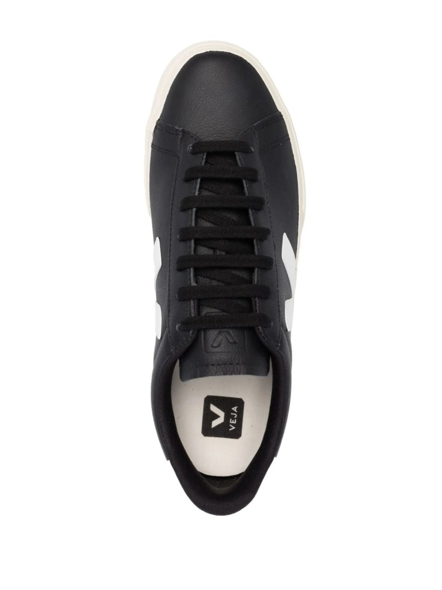 Sneakers VEJA negri din piele - Img 4