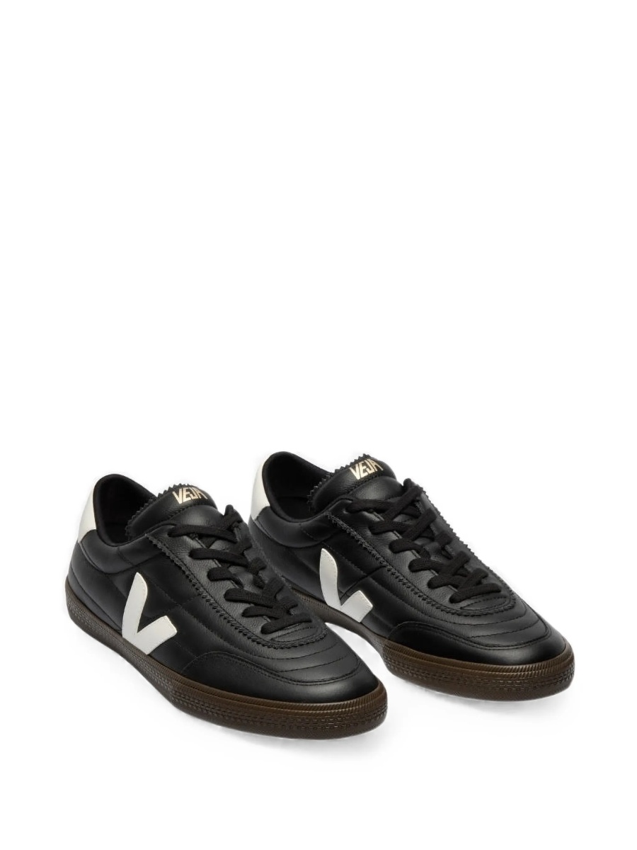 Sneakers VEJA negri din piele - Img 3