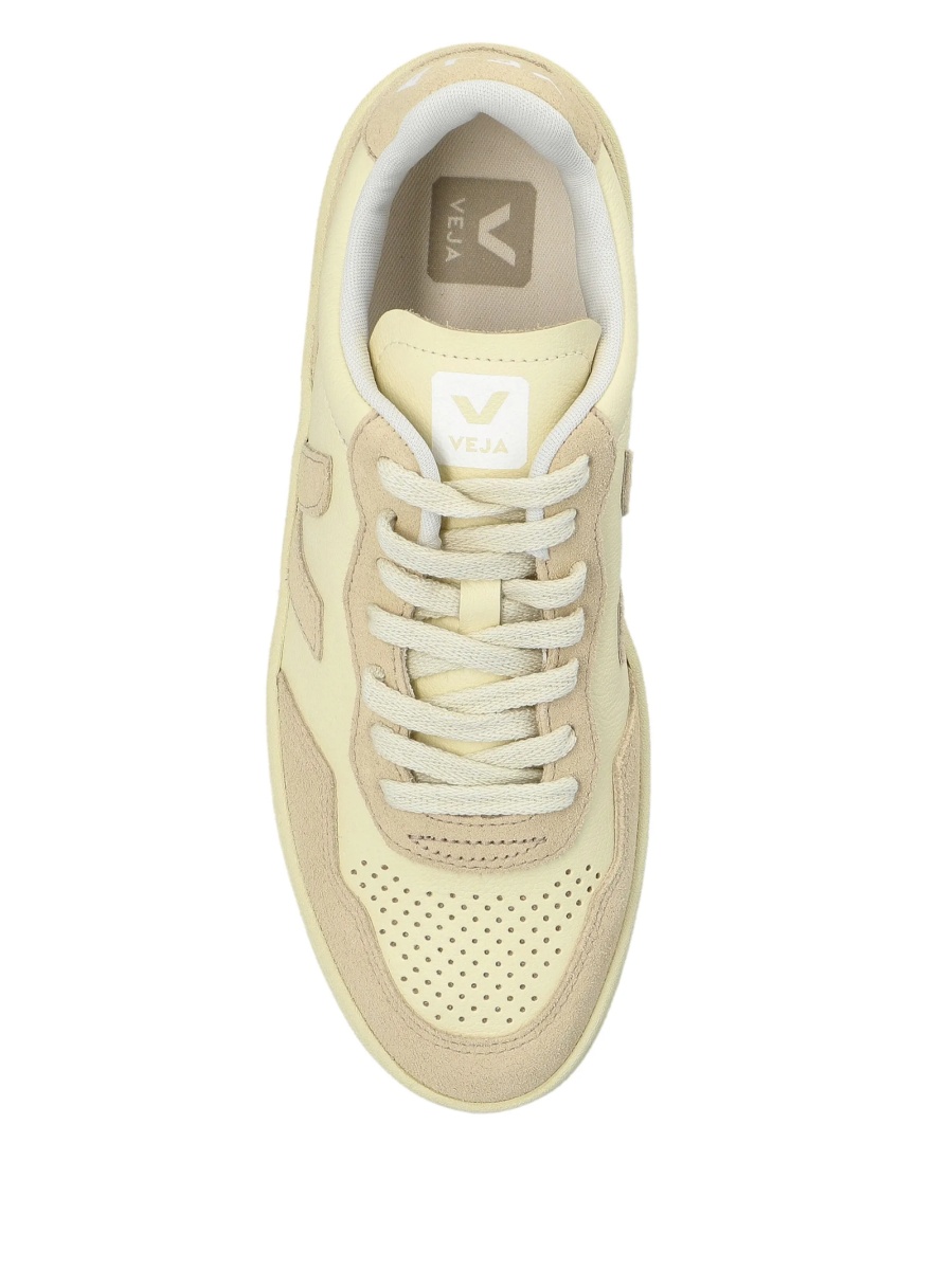 Sneakers VEJA neutri din piele intoarsa si piele - Img 4