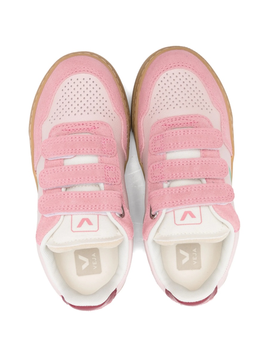 Sneakers VEJA roz din piele si piele intoarsa - Img 3
