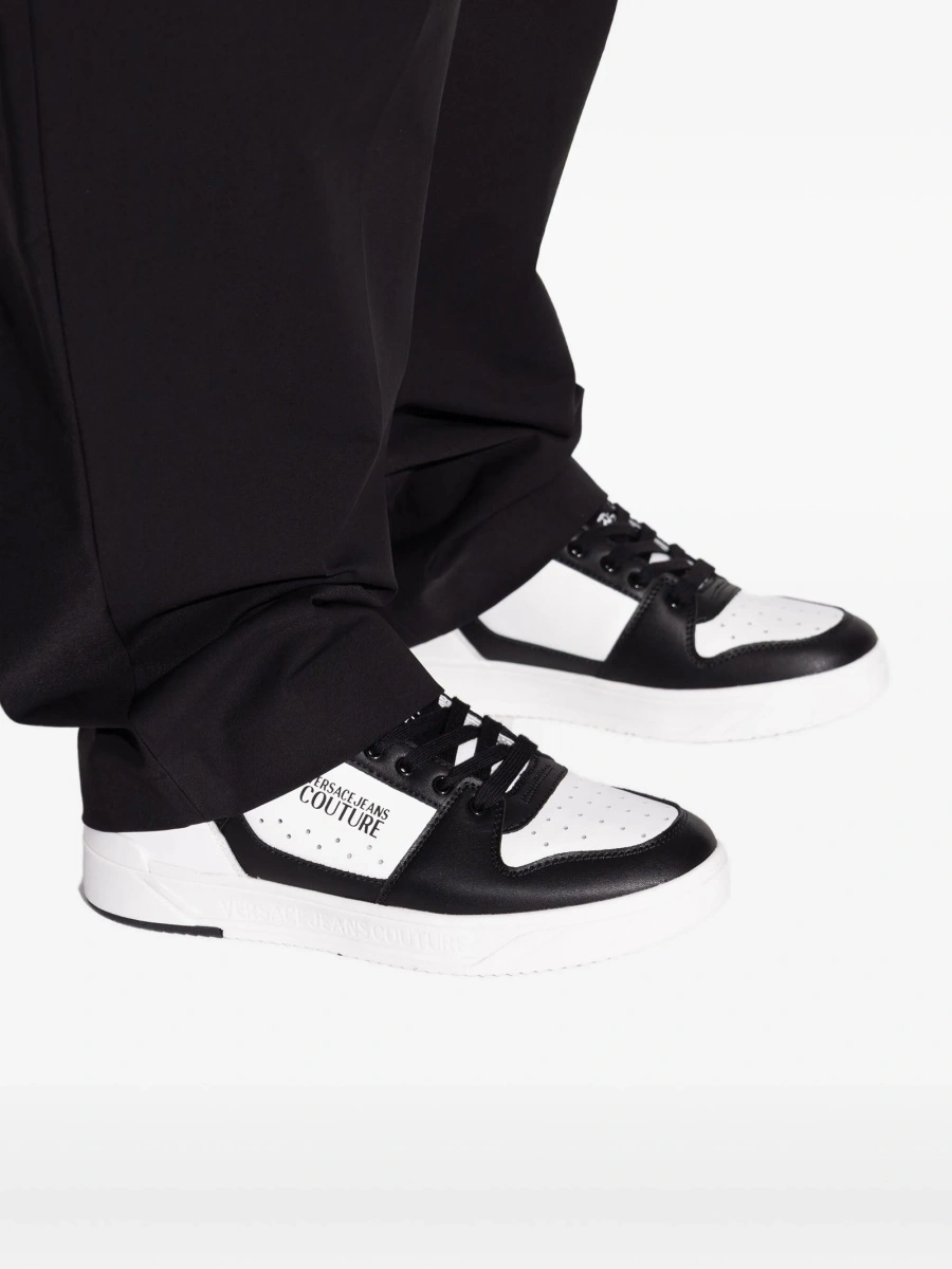 Sneakers Versace Jeans Couture albi din poliuretan - Img 5