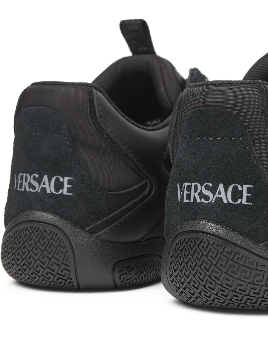 Sneakers Versace negri din piele - Img 5