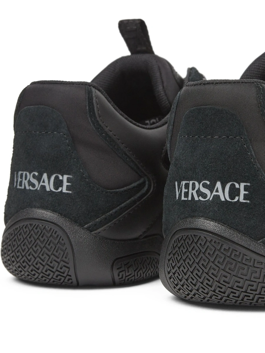 Sneakers Versace negri din piele - Img 5