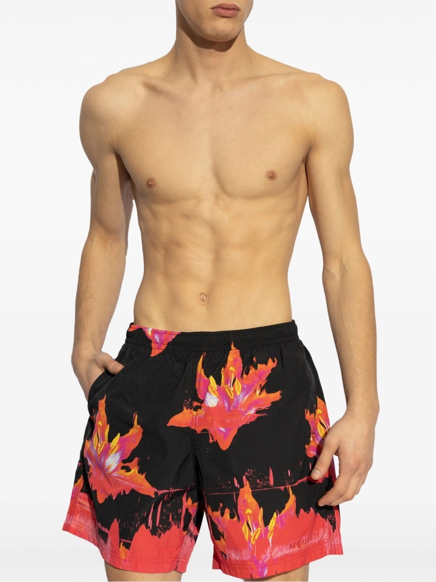 Sort de baie Alexander McQueen negru - Img 2