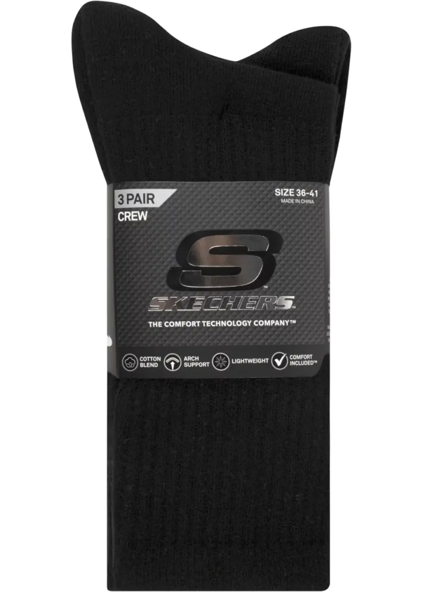 Sosete 3pk Unisex Non Terry Crew - Img 2