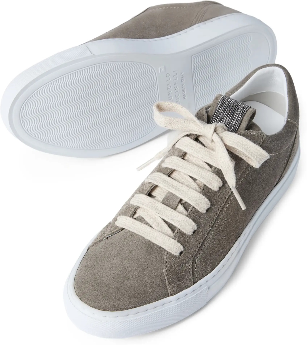 Suede Sneakers with Precious Loop - Img 4
