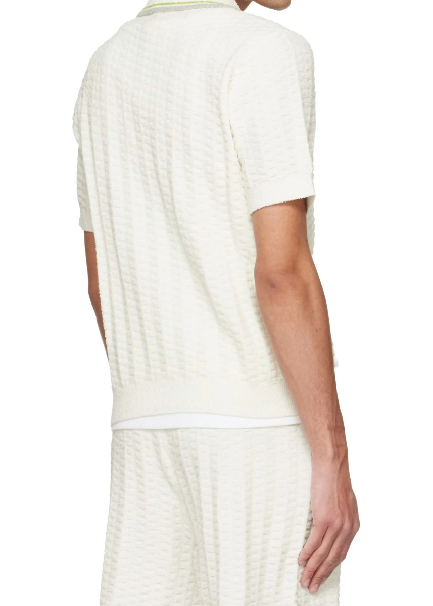 Tennis Bouclé Polo Shirt - Img 3