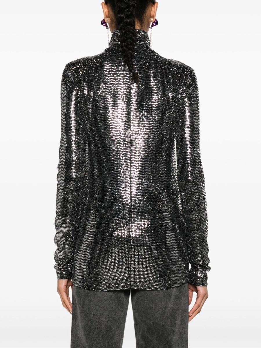 Top tricotat Isabel Marant negru - Img 4