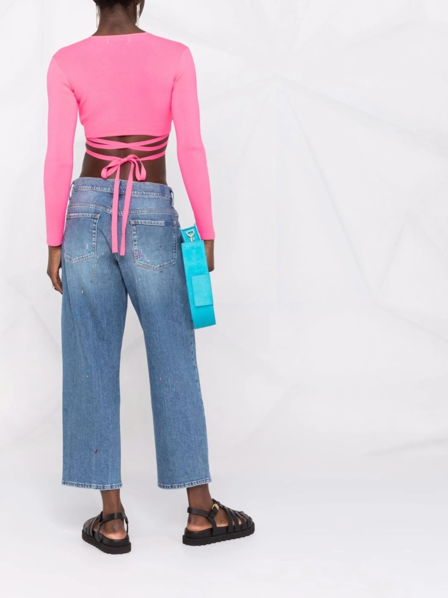 Top tricotat MSGM roz - Img 4