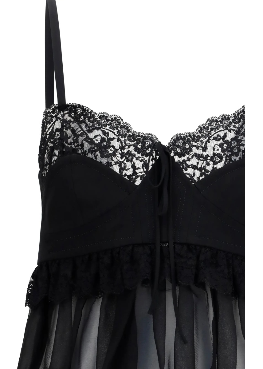 Topuri Crêpe de chine camisole Top - Img 3
