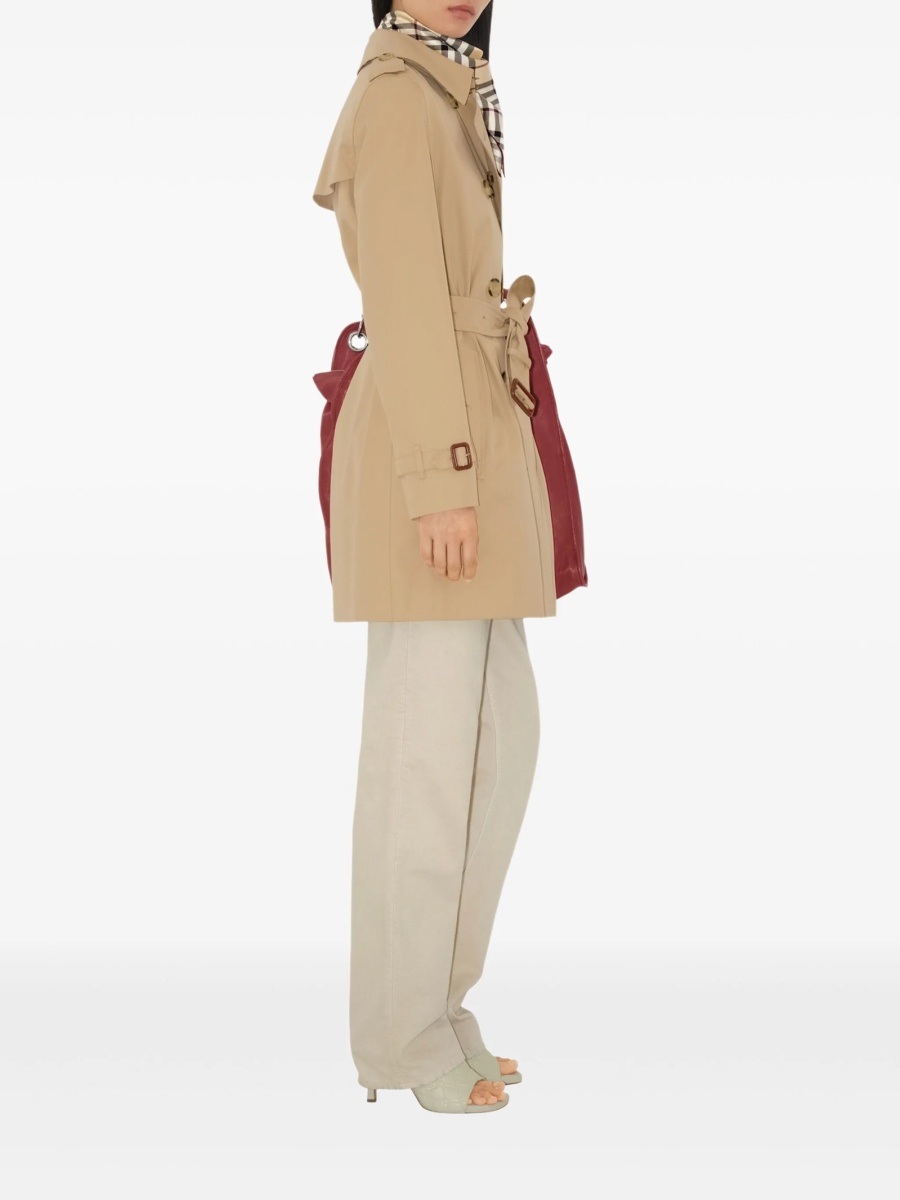 Trenci Burberry kensington heritage neutru din bumbac - Img 3