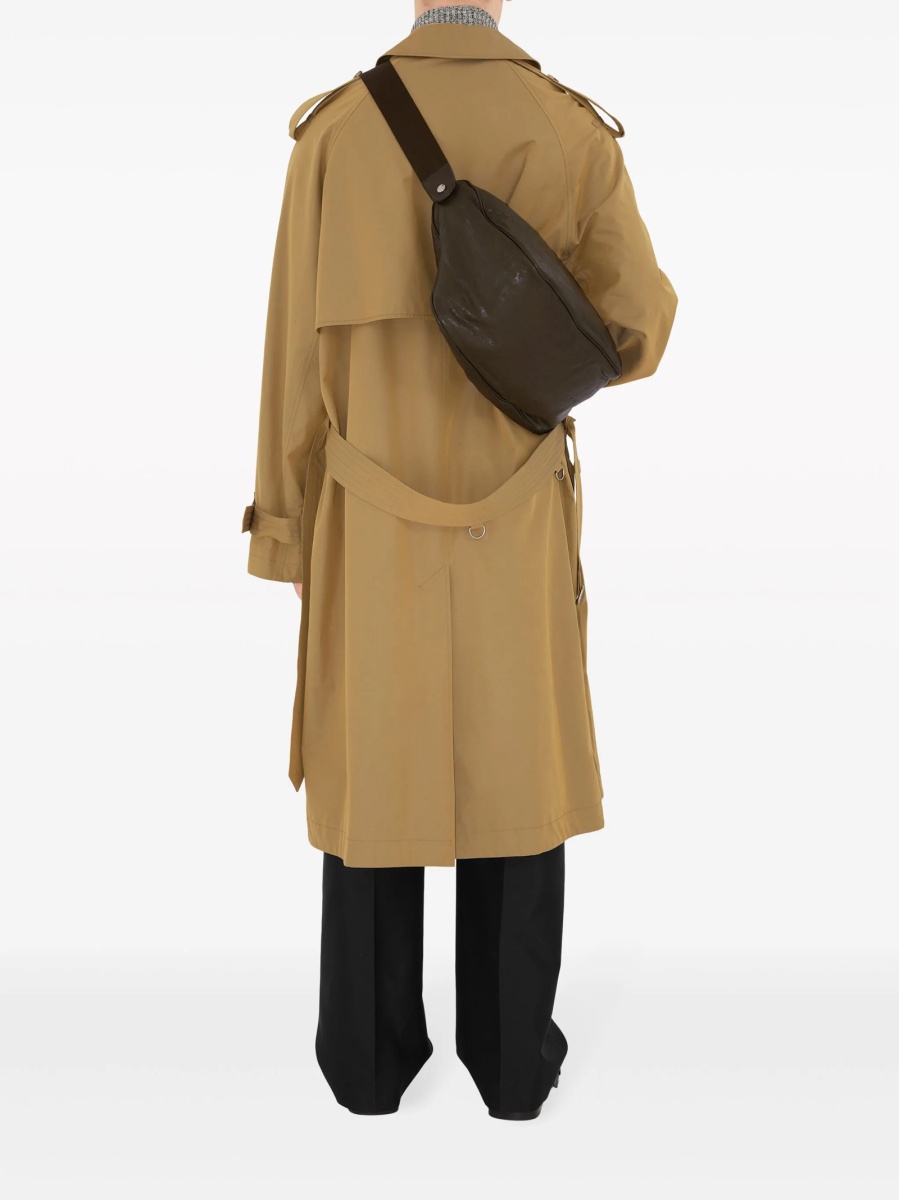 Trenci Burberry vintage check neutru din bumbac - Img 4