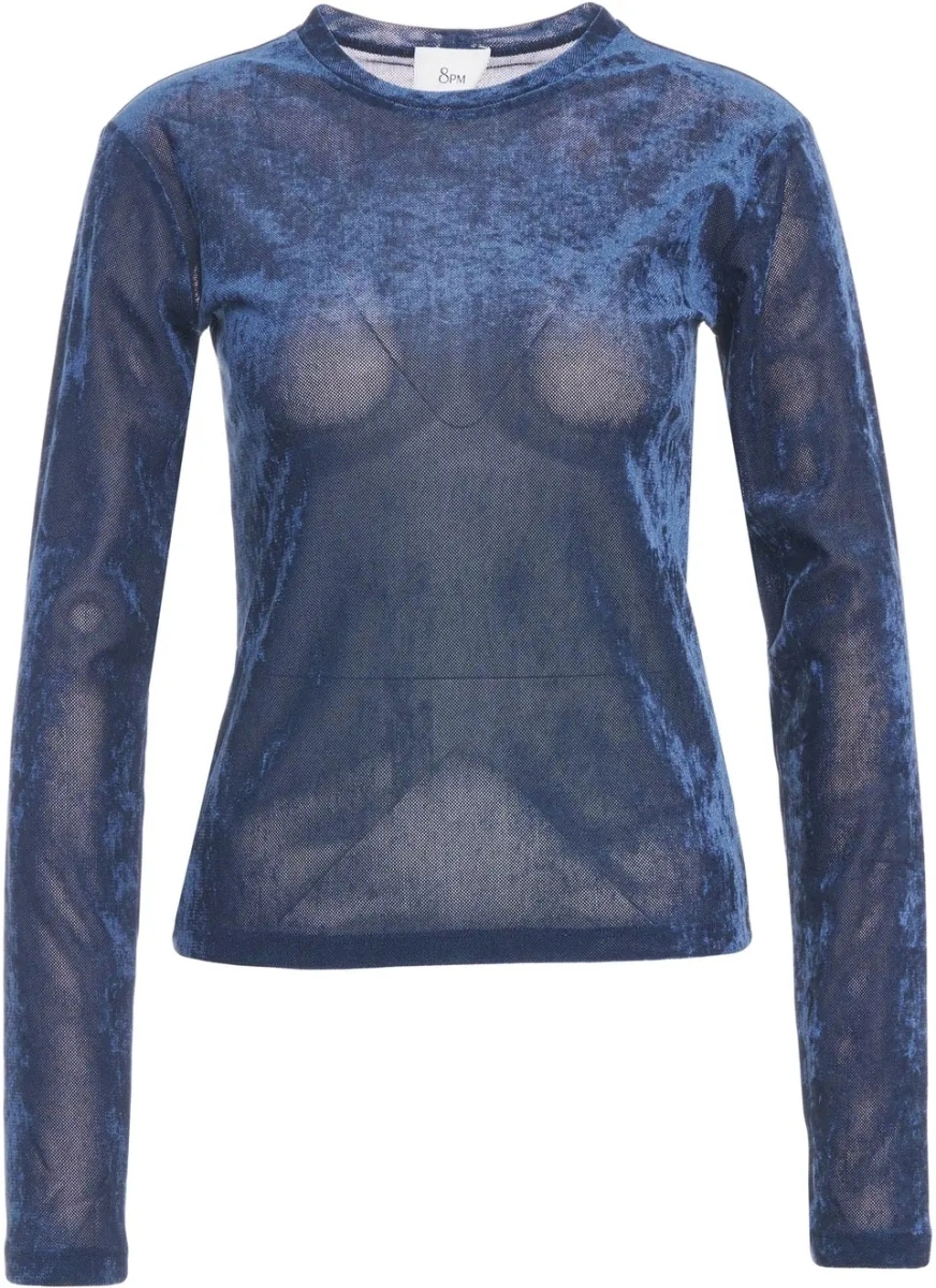 Tricou 8PM albastru - Img 2