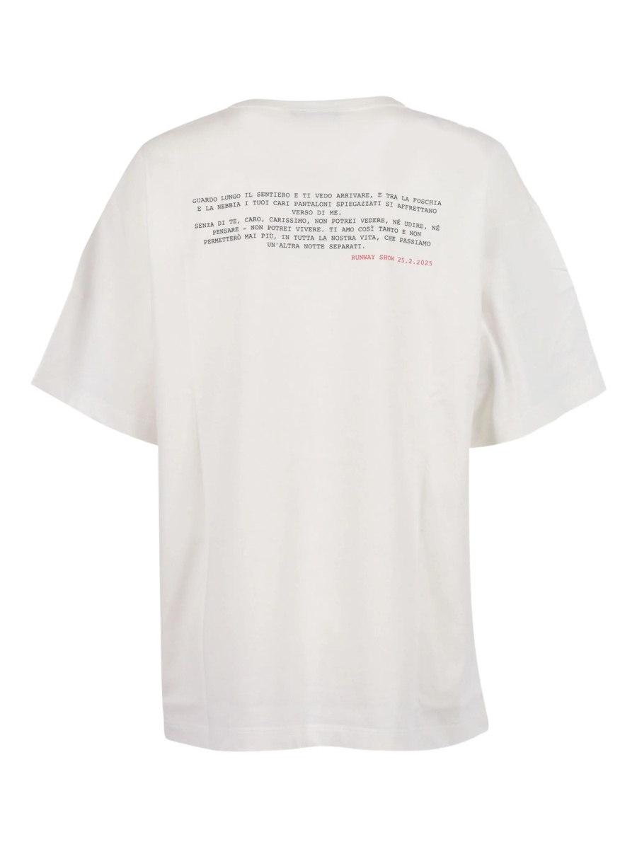 Tricou Alberta Ferretti alb - Img 2