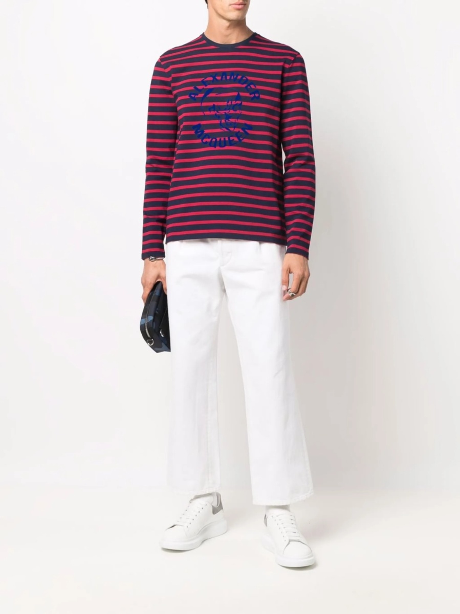 Tricou Alexander McQueen albastru - Img 2