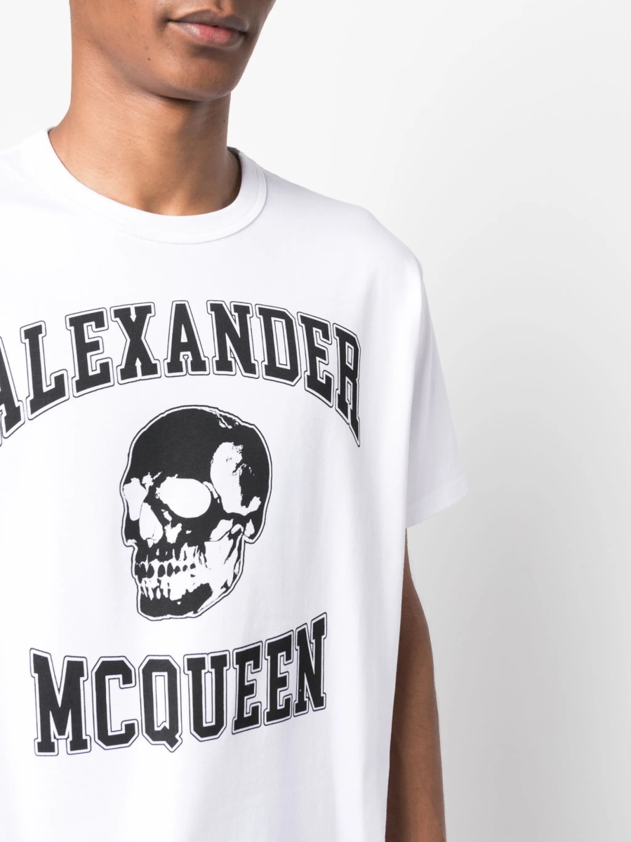 Tricou Alexander McQueen alb - Img 9