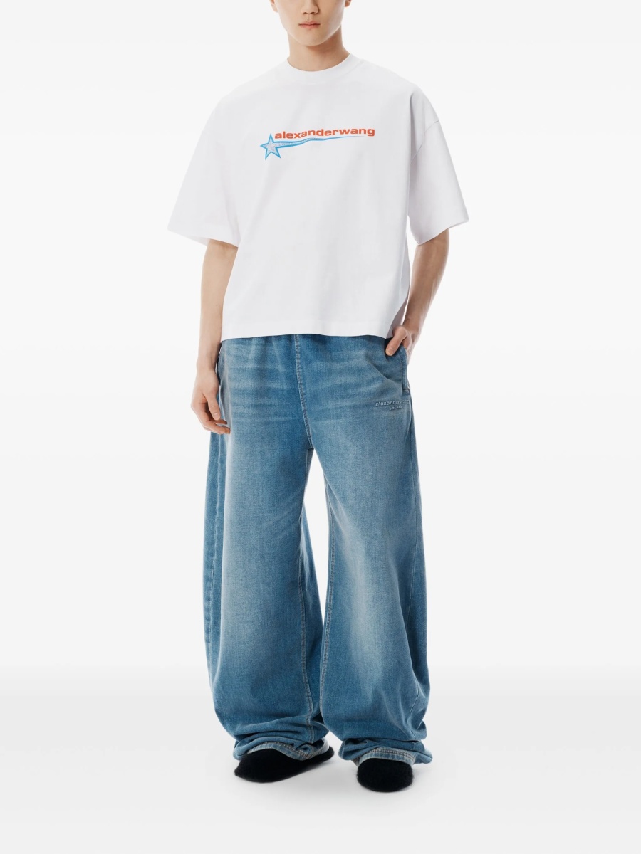 Tricou Alexander Wang alb - Img 2