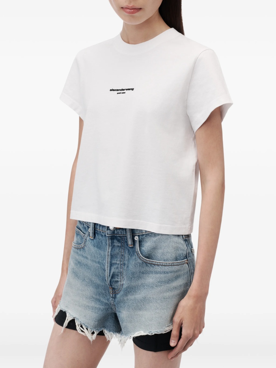 Tricou Alexander Wang alb - Img 2