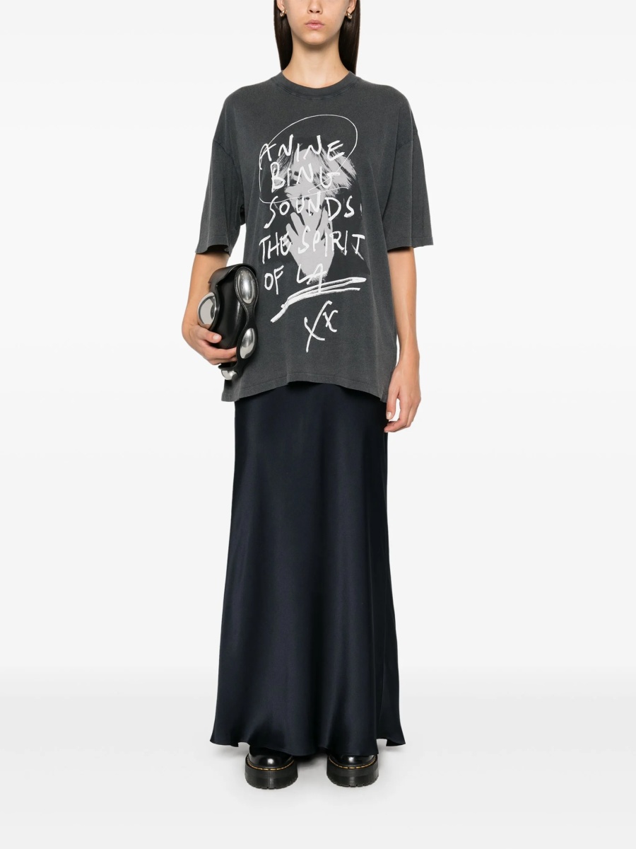 Tricou Alexander Wang negru - Img 2