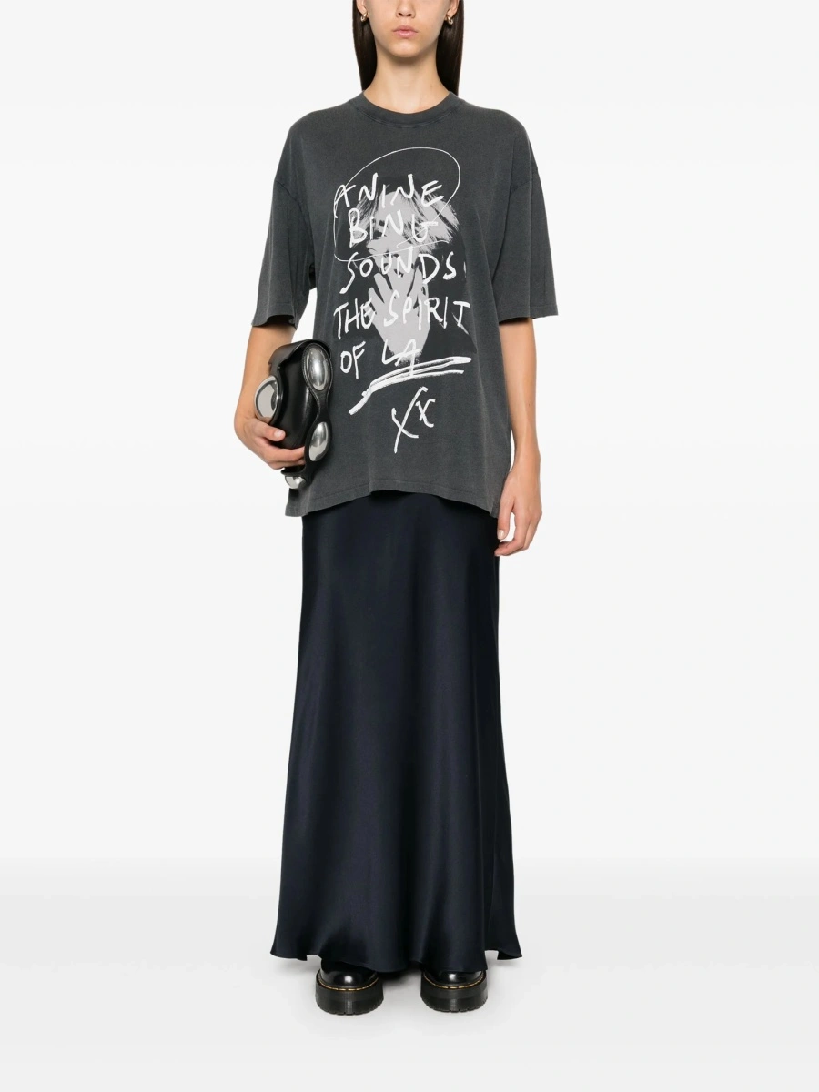 Tricou Alexander Wang negru - Img 2