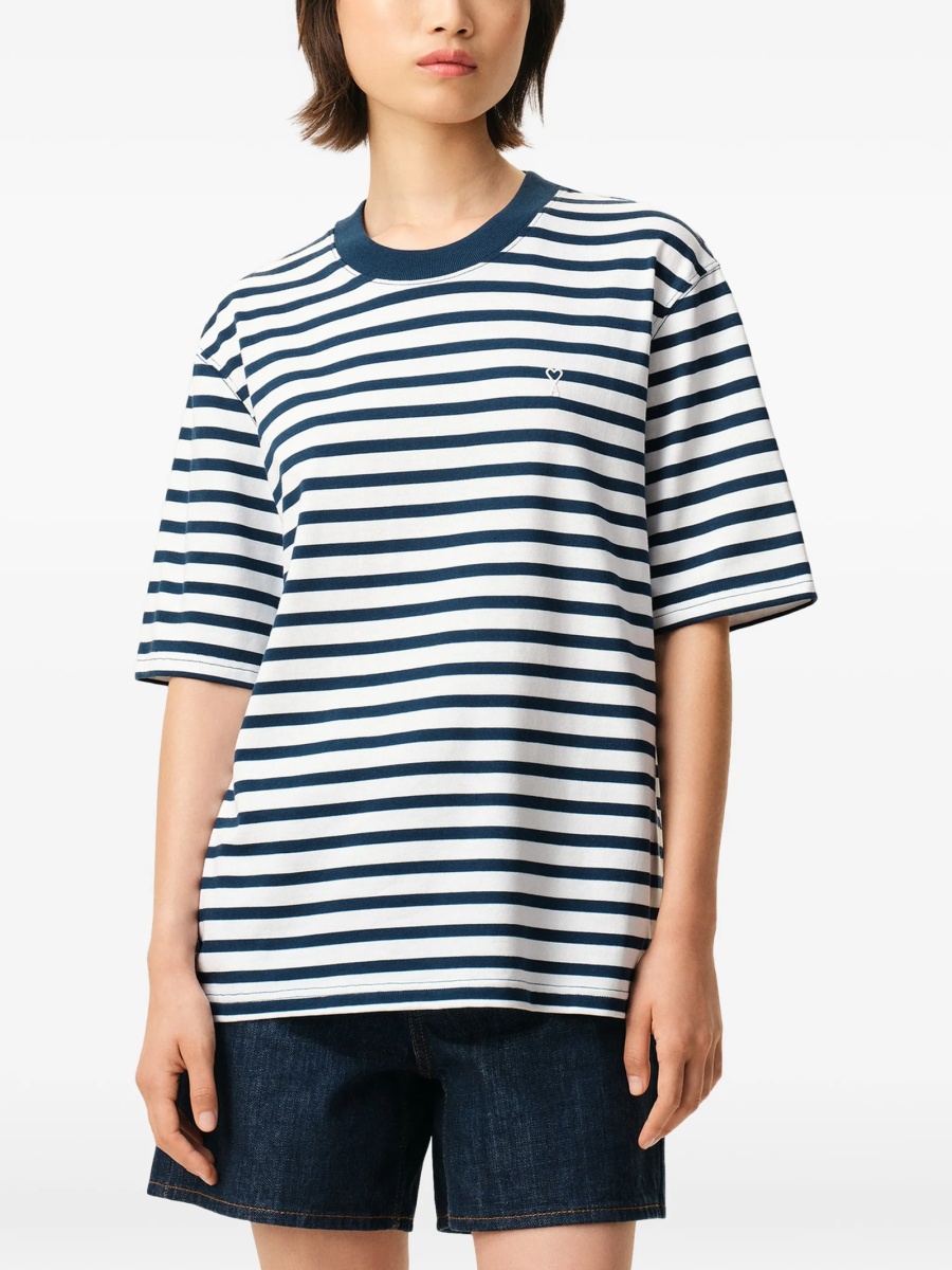 Tricou AMI Paris ami de coeur alb - Img 3