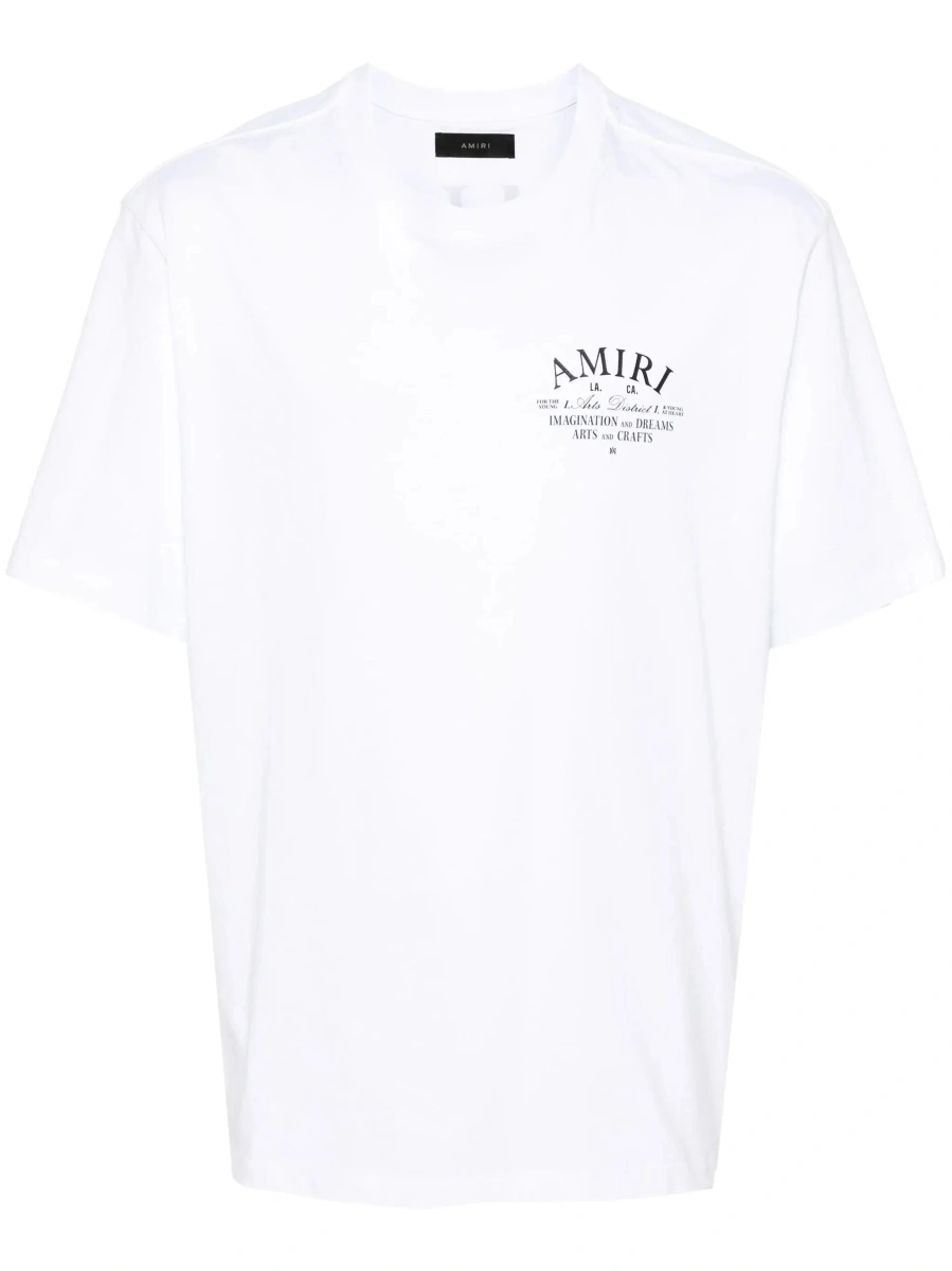 Tricou AMIRI alb din bumbac - Img 7