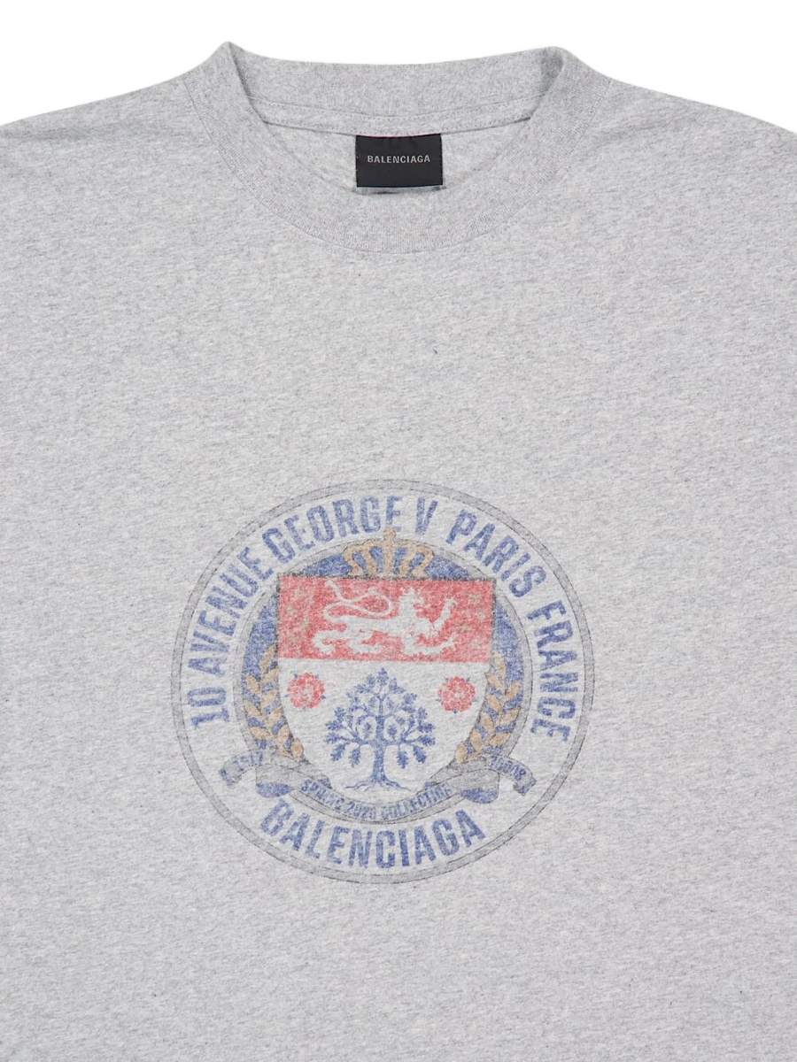 Tricou Balenciaga gri - Img 3