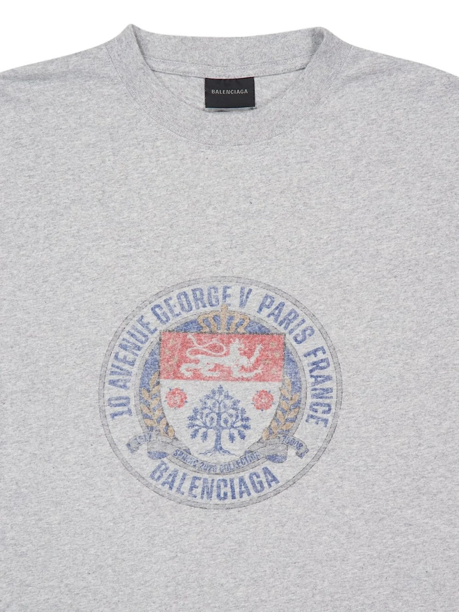 Tricou Balenciaga gri - Img 3