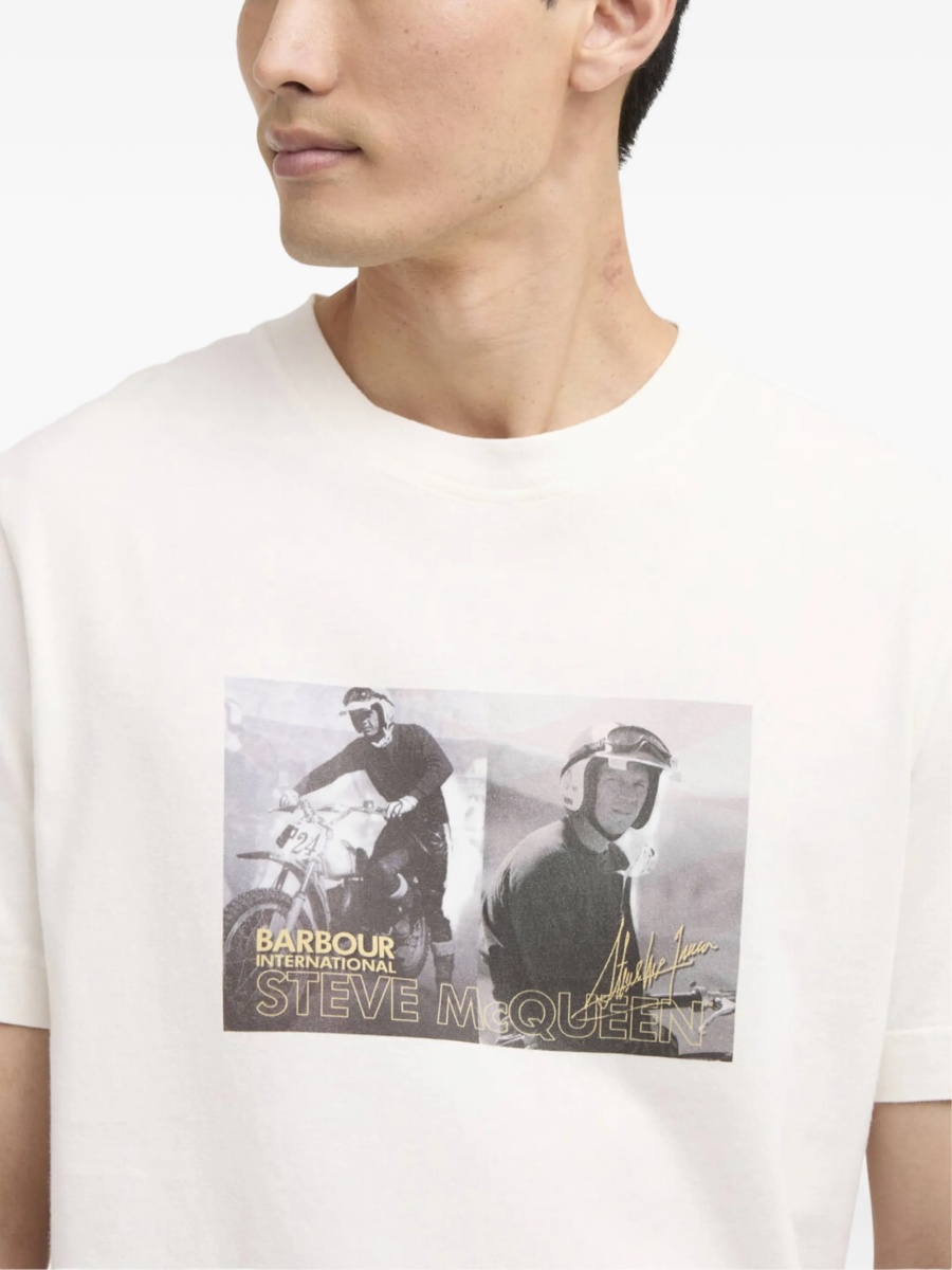 Tricou Barbour alb - Img 4