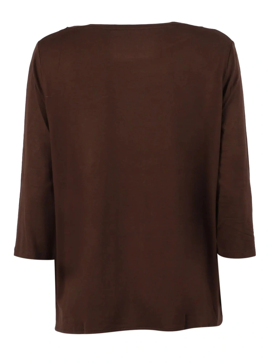 Tricou Boat neck 3/4 sleeve t-shirt - Img 2