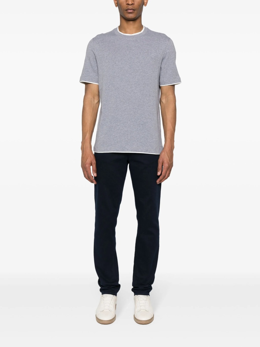 Tricou Brunello Cucinelli gri - Img 2