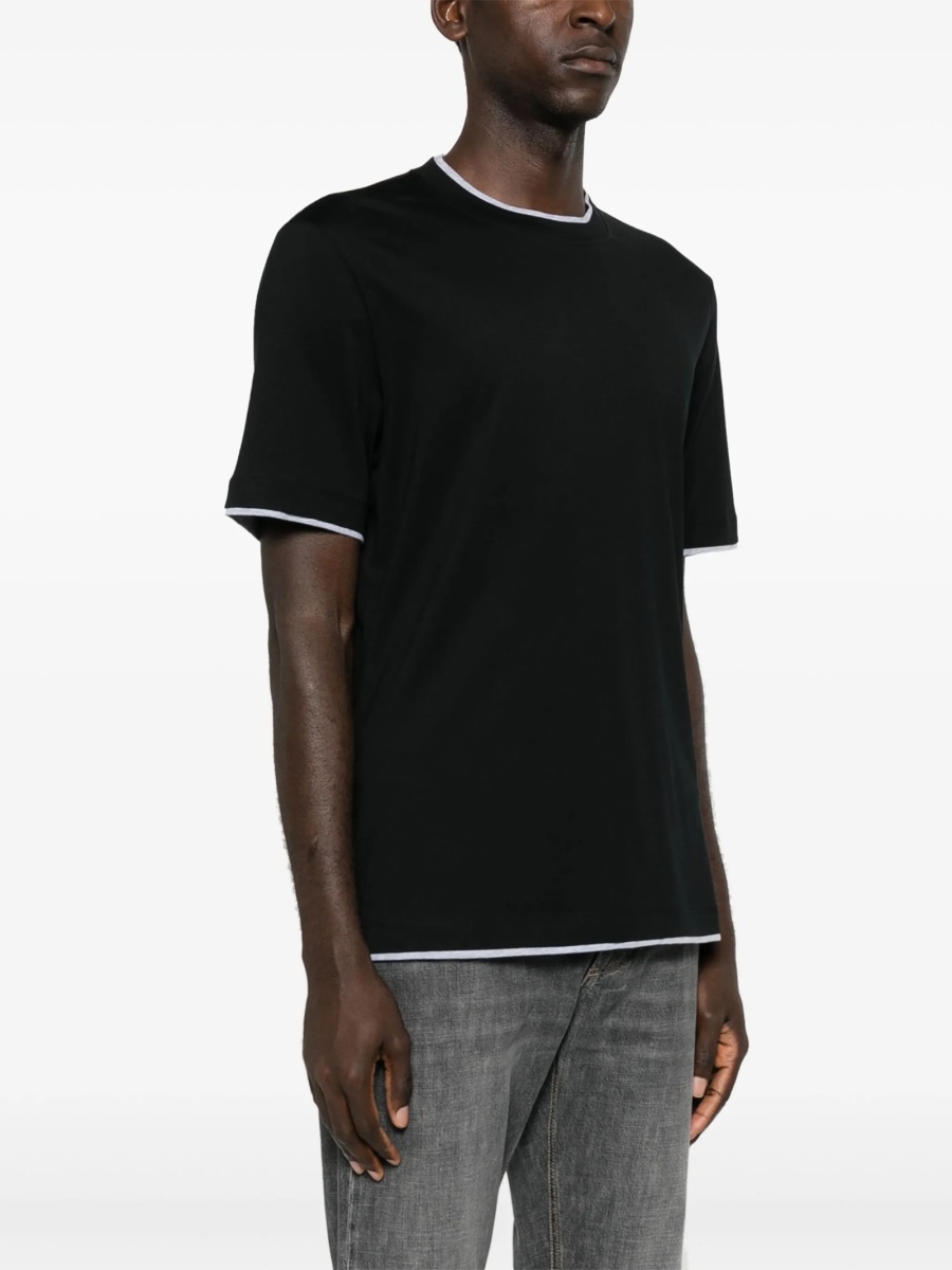 Tricou Brunello Cucinelli negru - Img 3