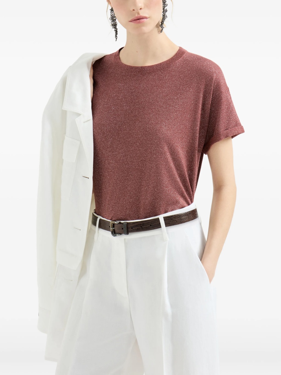 Tricou Brunello Cucinelli rosu - Img 3
