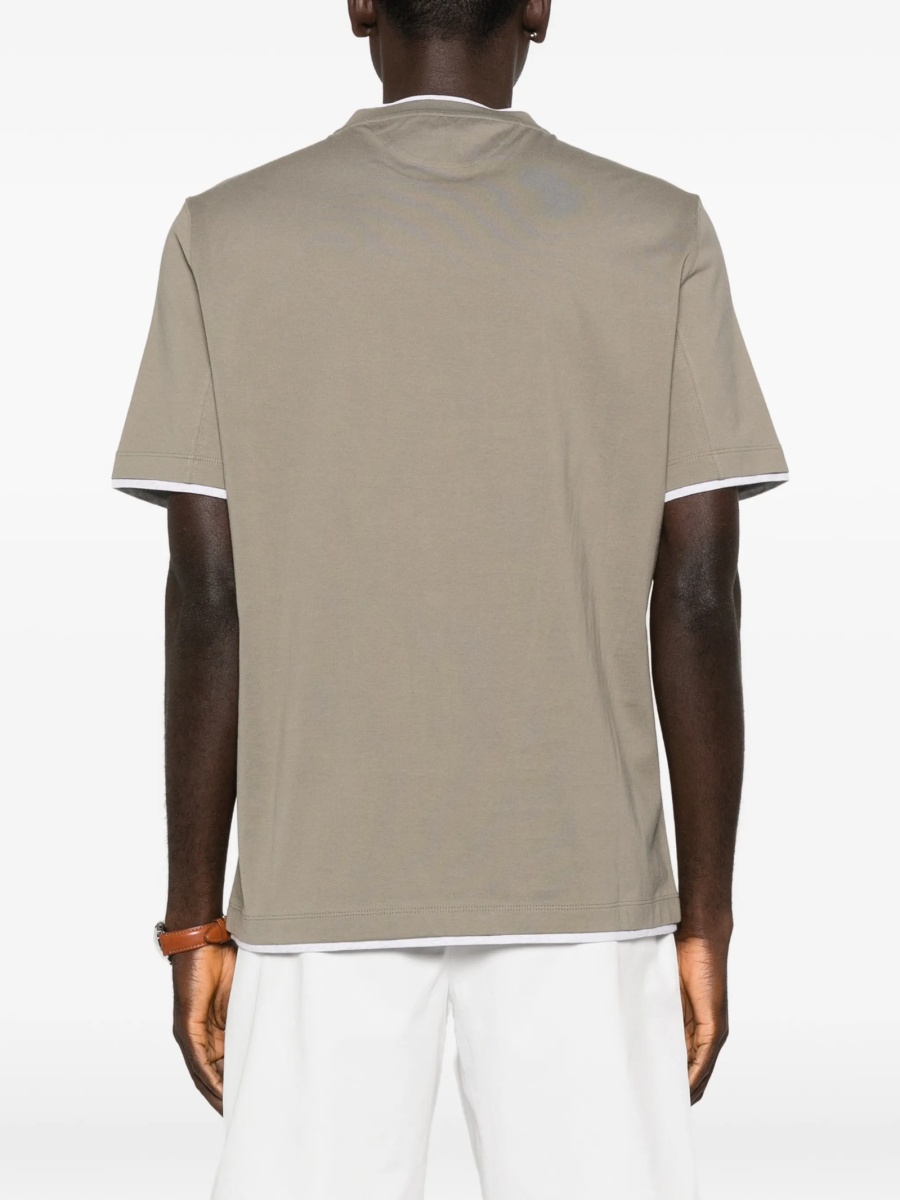 Tricou Brunello Cucinelli verde - Img 4