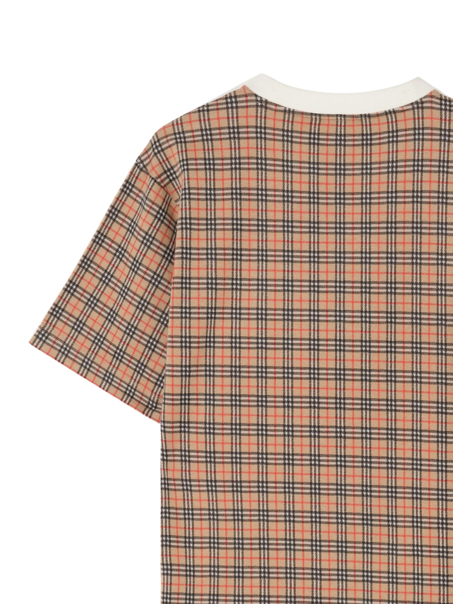 Tricou Burberry alb din bumbac - Img 4