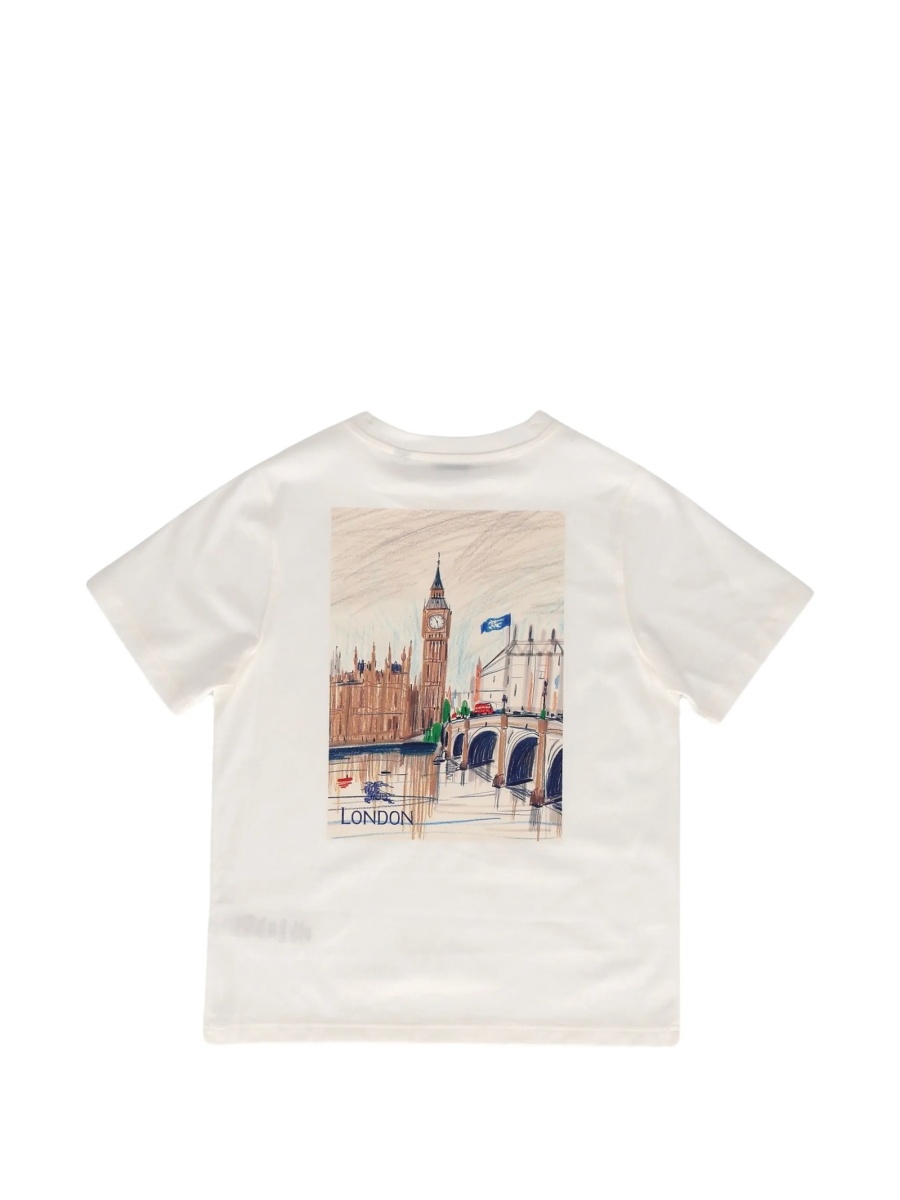 Tricou Burberry neutru - Img 2