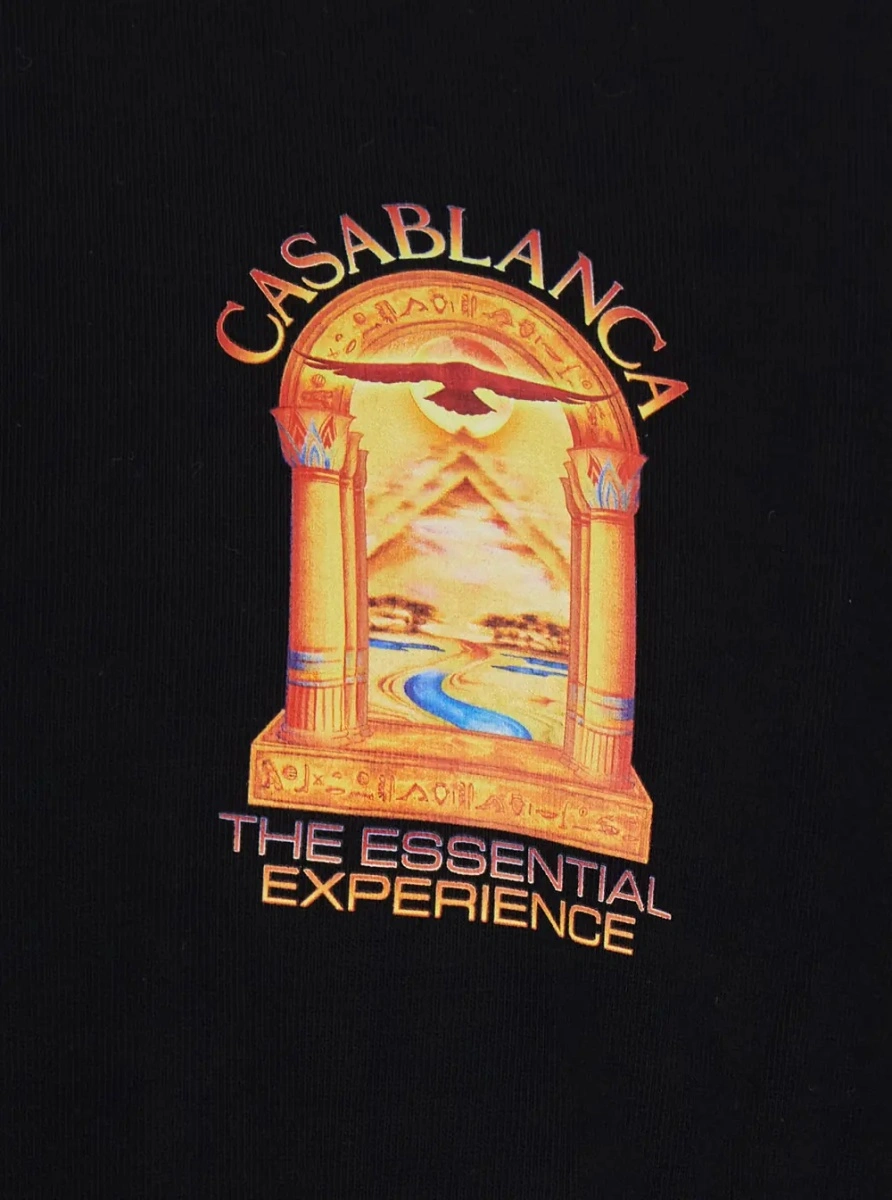 Tricou Casablanca negru din bumbac - Img 3