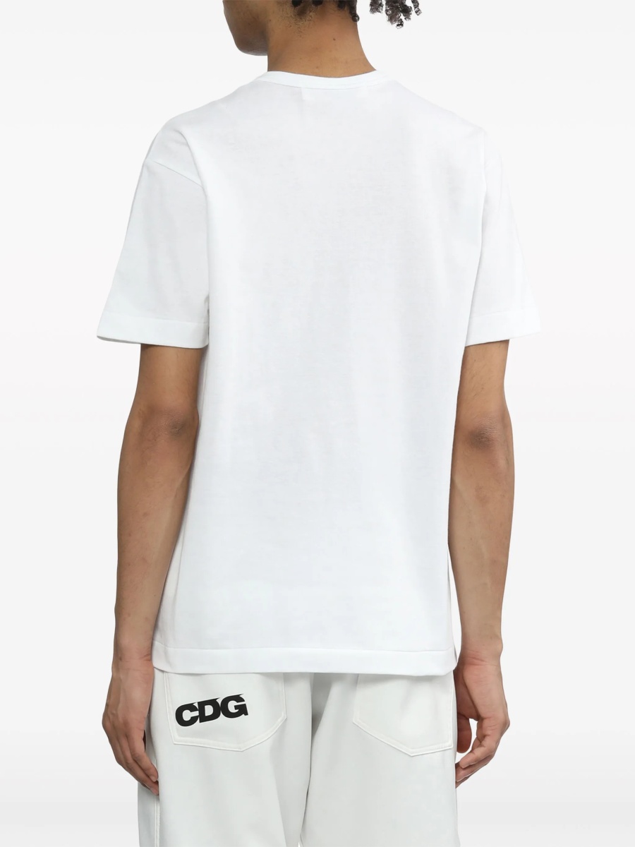 Tricou Comme des Garçons alb din bumbac - Img 4