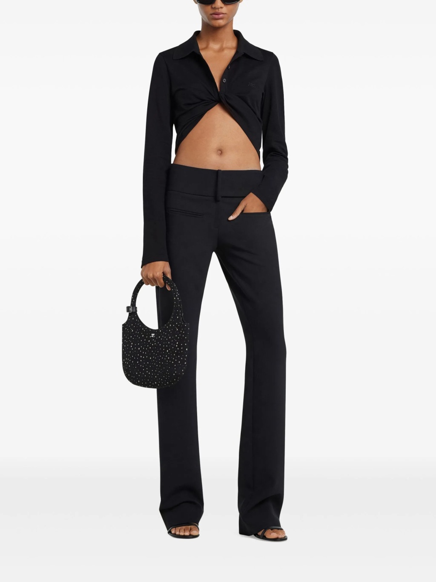 Tricou COURRÈGES negru - Img 2