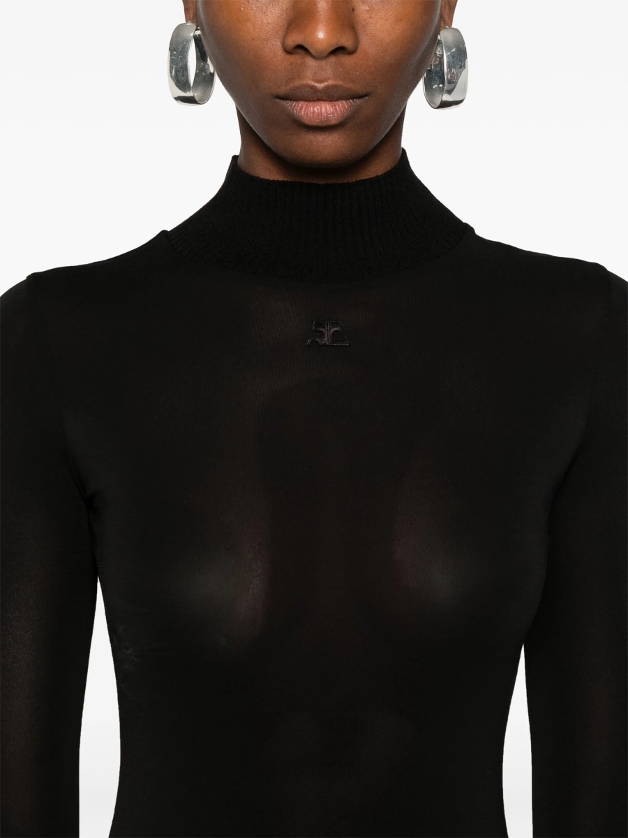 Tricou COURRÈGES negru - Img 5