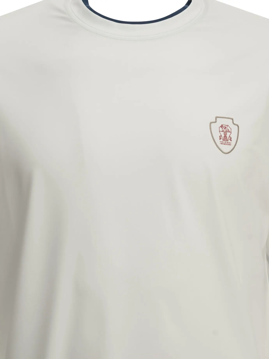 Tricou Crewneck T-shirt with logo - Img 3