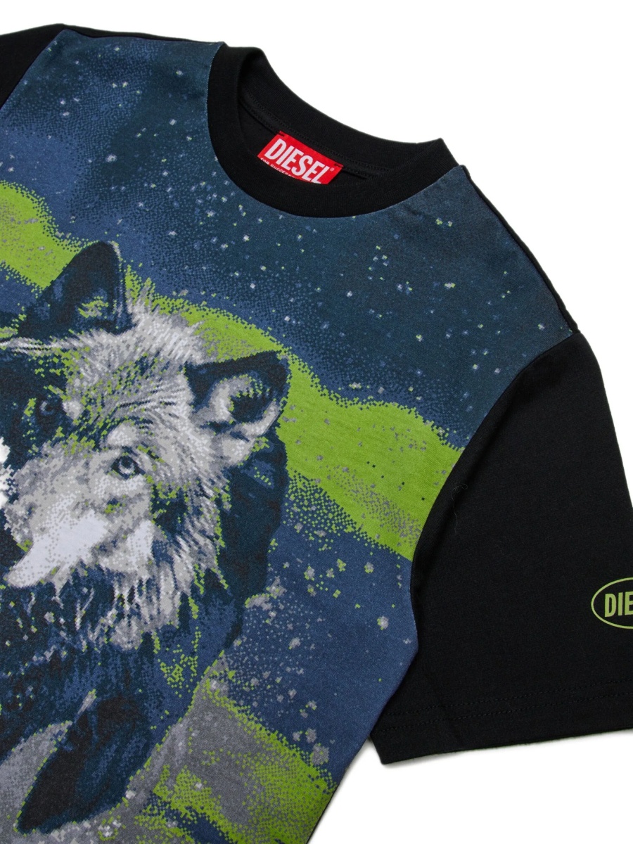 Tricou Diesel albastru - Img 3
