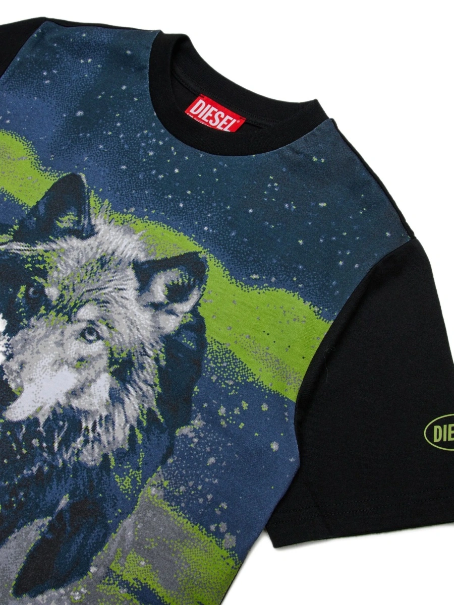 Tricou Diesel albastru - Img 3