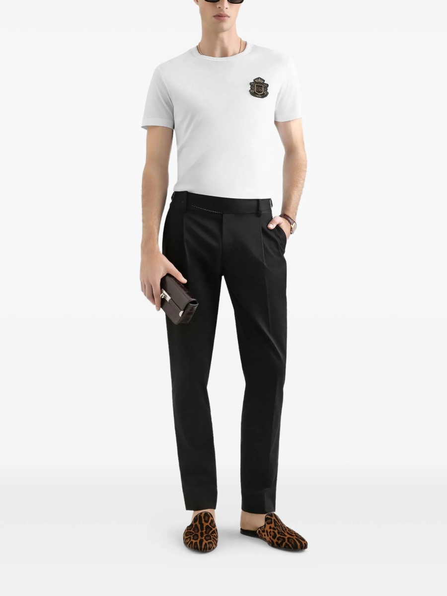 Tricou Dolce &amp; Gabbana alb din bumbac - Img 2
