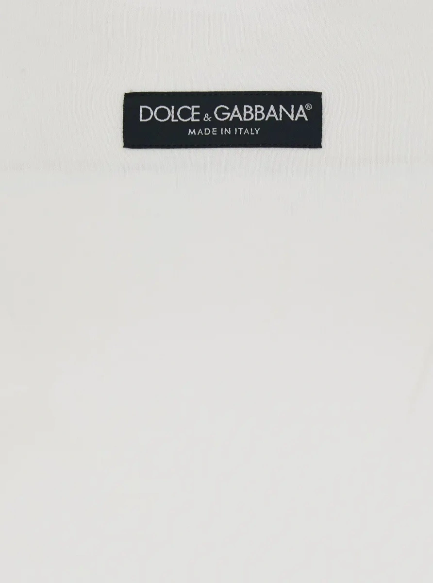 Tricou Dolce &amp; Gabbana alb din bumbac - Img 3