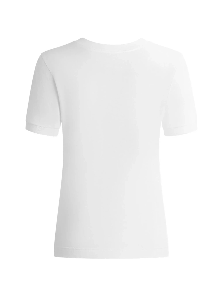 Tricou Dolce &amp; Gabbana alb din bumbac - Img 4